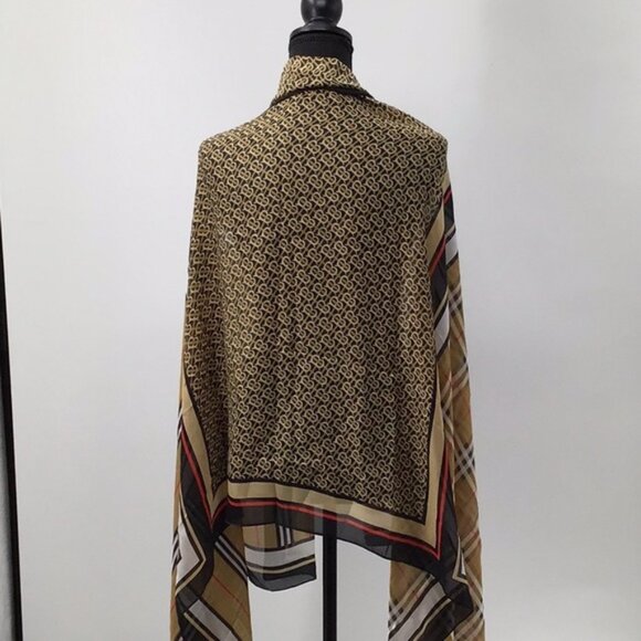 100% Mulberry Silk Scarf Shawl 70"x35" | NWT | Lightweight Long Wrap - Picture 4 of 7